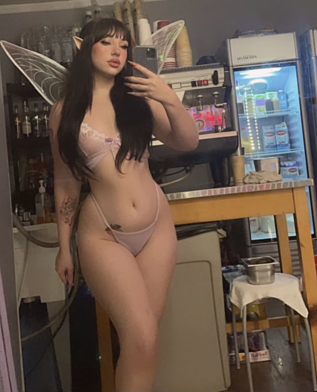 Wonderful bikini barista Saturn